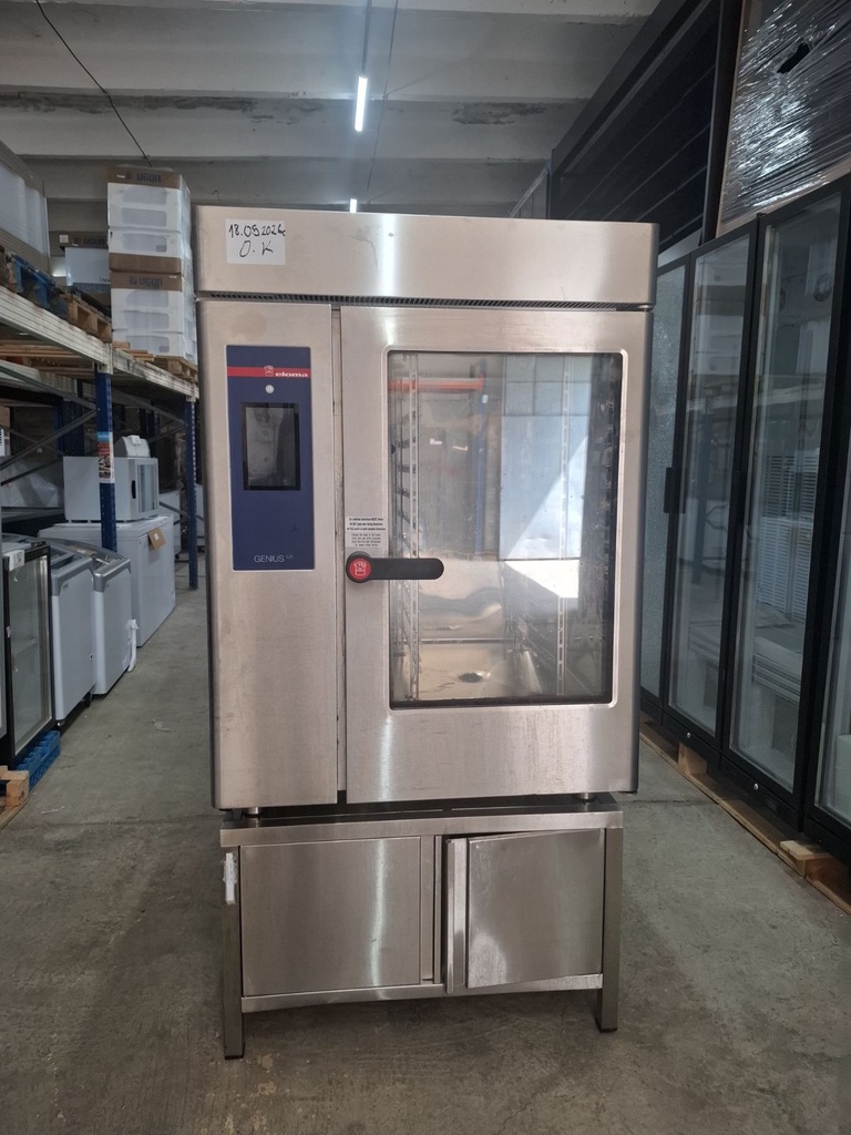 Готварски конвектомат Eloma Genius MT 10 GN 1/1  + чадър и стойка ; 90х87х185