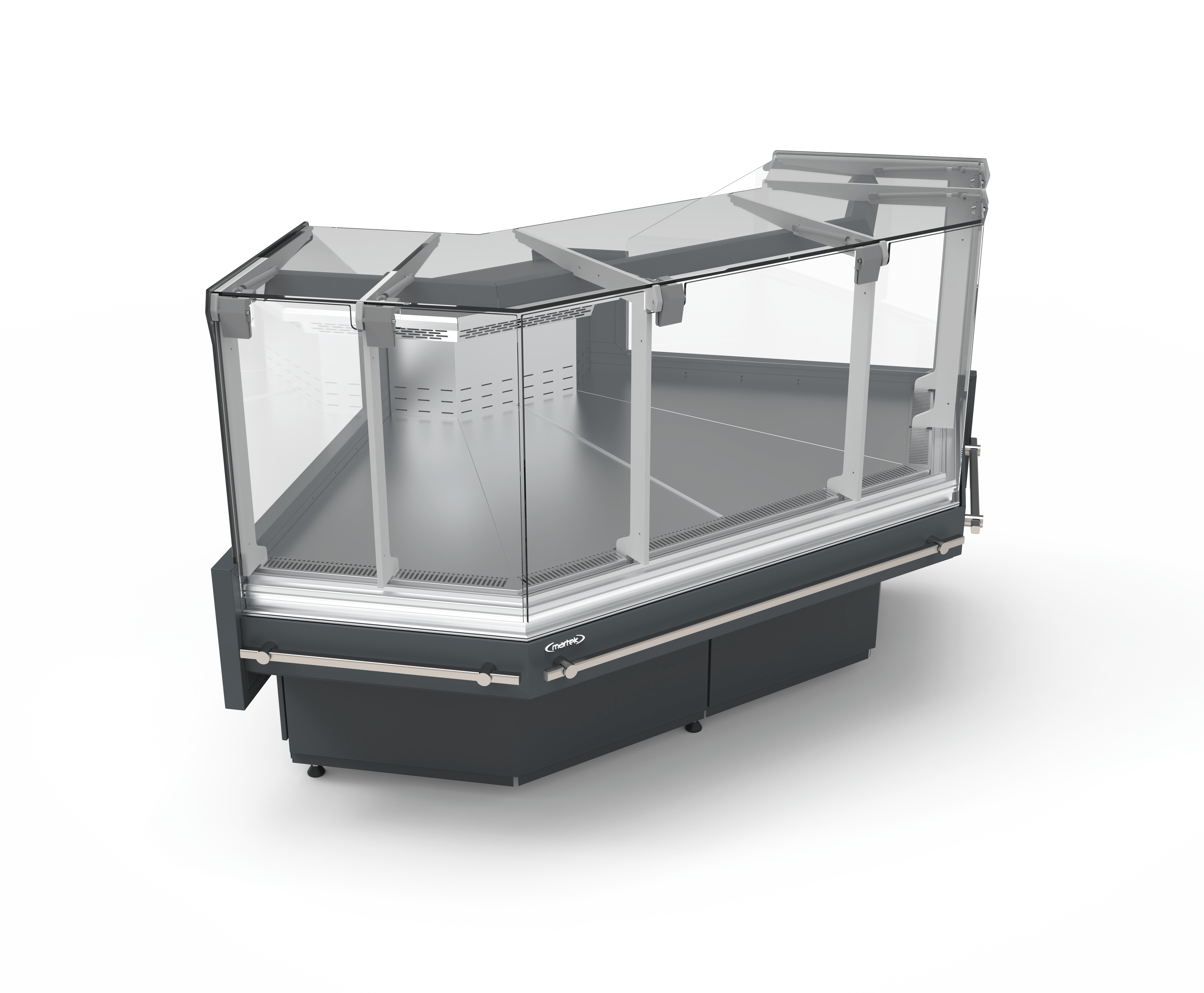 Щандова хладилна витрина BARBUDA L PLATINUM  Ъгъл 90º, Plug-in