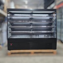 Полу - вертикална хладилна витрина VESTA 192 / 1920x800x1600mm , Plug in, R290, отворена с нощна щора