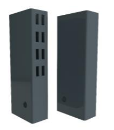 30x80 BOX PROFILE UPRIGHT (T:2,5 MM) 30x80x1650 ONE SIDE PUNCHED