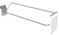 Single hook with price tag for profile 250mm, chrome