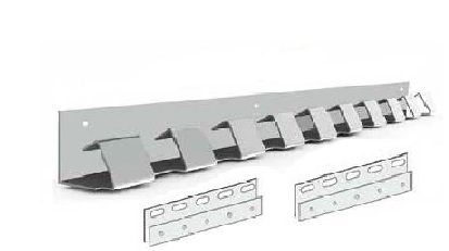 Silicone curtain hanger 100 cm stainless steel