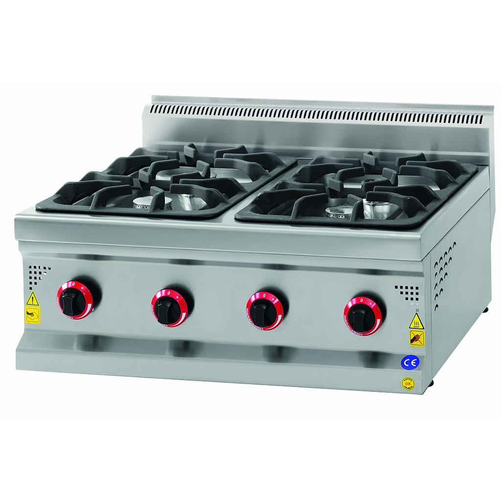 Gas stoves, 800x700x300, 4 hotplates
