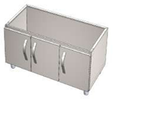 Cabinet base for appliance, 1200x700x500