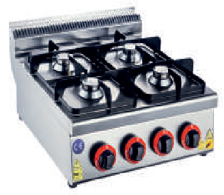 Gas stoves, 500x570x290, 4 hotplates
