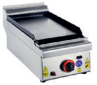 Electric grill plate, SNACK series, 300x570x290