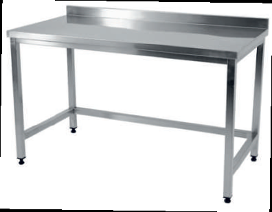 Work table without bottom shelf, 1400x600x850