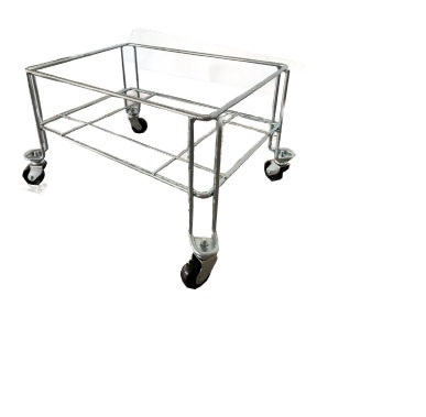 Basket base with 4 wheels