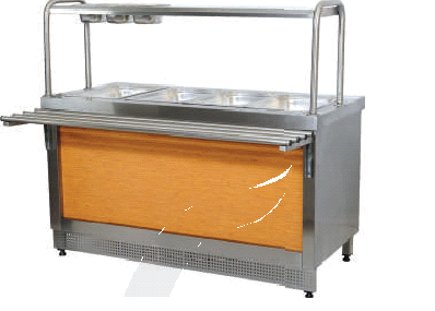 Bain marie electric 5 GN 1/1, 1800x700x850/1350