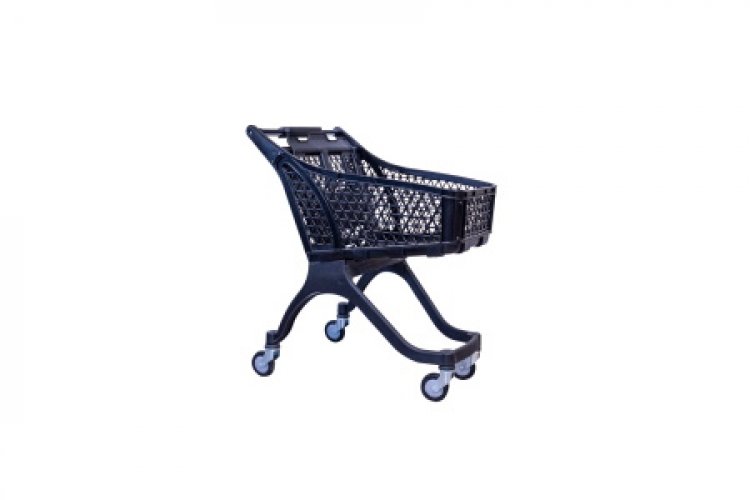 Plastic baby shopping trolley 25 lt / black