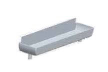 Drainage tray 145 MM X 400 MM X 50 MM - GRAY - PS - 2.5 MM