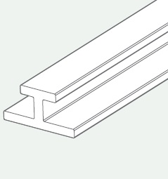 Self-adhesive T profile 1250mm for Separator