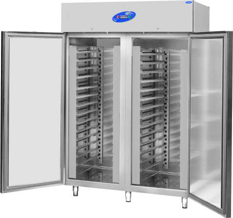 Stainless steel freezer -10/+22, 140x81x207