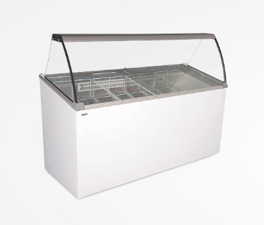 Ice cream display case Ugur UDR 8 SCE TS / 1554x620x1296; -18/-23 °C