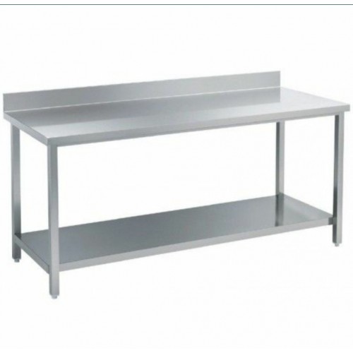 Work table with lower shelf 1800x600x850