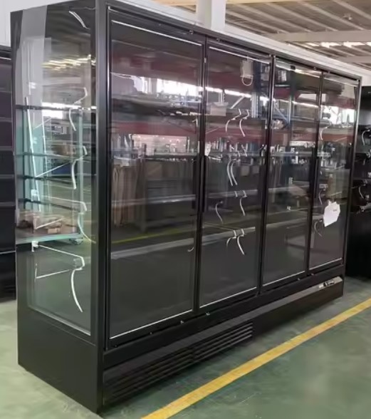 Wall-mounted refrigerated display case Nicole LK25B / 2570x770x2000mm - Plug-in/ R290