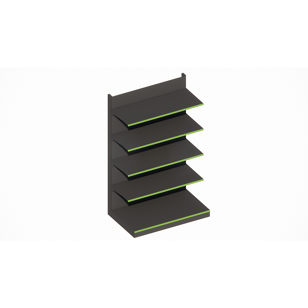 [RY.MSS150070] WALL UNIT Standard * 500x1000x2250mm, Shelves: B500 + 7x400mm
